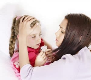 Złe samopoczucie dziecka może wynikać ze zmęczenia.